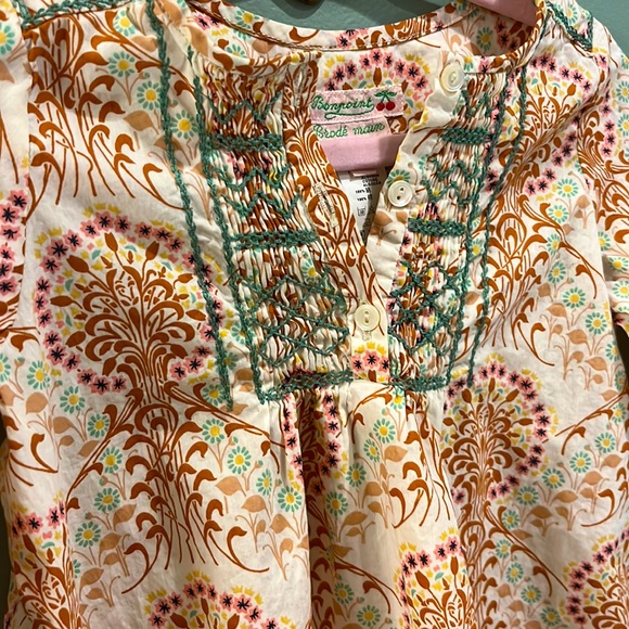 Bonpoint, baby girl’s floral, boho dress. - Picture 2 of 3